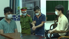 Các đối tượng tại cơ quan công an
