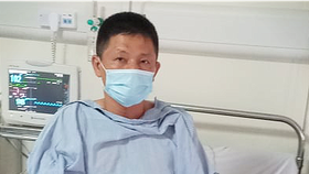 Anh Nguyễn Trần Minh tại bệnh viện