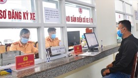 Hệ thống đăng ký xe của lực lượng cảnh sát giao thông cả nước đã tích hợp trực tuyến