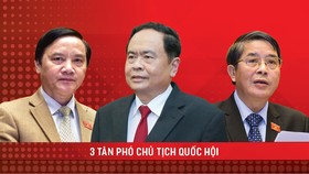 Quốc hội có 3 tân Phó Chủ tịch