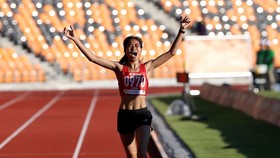 Thu Trang và khoảnh khắc mừng chiến thắng tại SEA Games 30.