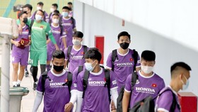 ĐT Việt Nam bắt đầu tái khởi động cho vòng loại World Cup 2022. Ảnh: MINH HOÀNG