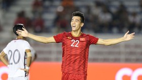 Tiến Linh đã "xé" lưới UAE trong trận lượt đi. Ảnh: DŨNG PHƯƠNG