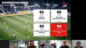 Buổi họp trực tuyến diễn ra vào chiều 20-10