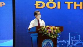 Ông Nguyễn Văn Quảng, Bí thư Thành ủy Đà Nẵng phát biểu bế mạc chiều 24-9