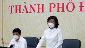 Bà Ngô Thị Kim Yến, Phó Chủ tịch UBND TP Đà Nẵng phát biểu