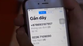 Đối tượng sử dụng số điện thoại có mã vùng khác mã vùng Việt Nam