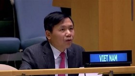 Đại sứ, Trưởng Phái đoàn Việt Nam tại Liên hợp quốc Đặng Đình Quý. Ảnh: TTXVN
