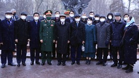 Chủ tịch nước Nguyễn Xuân Phúc hội kiến Chủ tịch Duma Quốc gia Nga Vyacheslav Volodin: Đẩy mạnh trao đổi kinh nghiệm lập pháp và giám sát giữa hai Quốc hội