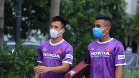 Các cầu thủ U22 Việt Nam đã có buổi tập đầu tiên