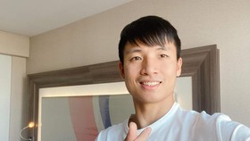 Trung vệ Bùi Tiến Dũng đang nóng lòng chờ đơi Viettel FC sang Thái Lan để hội quân. Ảnh: NVCC