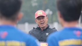 HLV Nguyễn Bảo Trung được chọn dẫn dắt Sahako FC tạm thời. Ảnh: HỮU THÀNH