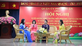 Quận Phú Nhuận báo công dâng Bác và tuyên dương điển hình học Bác