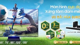 Thời điểm vàng lên đời TV Samsung: Ưu đãi khủng Euro 2020
