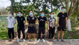 Tạm giữ 6 đối tượng người Trung Quốc vượt biên trái phép sang Campuchia
