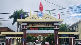 Bệnh viện đa khoa huyện Lệ Thủy. Ảnh: MINH PHONG