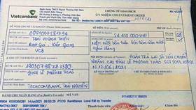 Trả lại 54 triệu đồng cho người chuyển nhầm