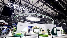 Một góc triển lãm của OPPO tại MWC Thượng Hải 2021