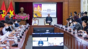 Quang cảnh buổi họp báo
