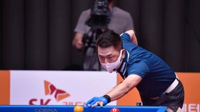 Mã Minh Cẩm đang thi đấu thăng hoa tại Hàn Quốc. Ảnh: PBA