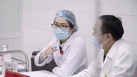 At the Military Medical University (Photo: VNA)