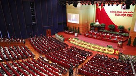 Overview of the opening ceremony of 13th National Party Congress (Photo: VNA)