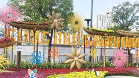 The opening ceremony of the 2021 Nguyen Hue Flower Street, which was scheduled to take place on February 9 (the 28th day of the last lunar month) has been cancelled. (Photo: SGGP)
