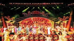 A performance marking the 232nd anniversary of the Ngoc Hoi-Dong Da victory in HCMC