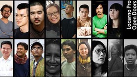 Contestants of the Open Doors at the 2021 Lorcano Film Festival