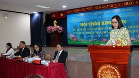Hội thảo khoa học "Tư tưởng Hồ Chí Minh trong xây dựng và phát triển TPHCM"