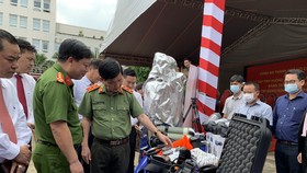 Các thiết bị hiện đại được trao tặng lực lượng PCCC và CNCH TPHCM