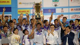 Đội Hà Nội lần thứ 5 đăng quang sân chơi dành cho lứa U21. Ảnh: Nguyễn Nhân