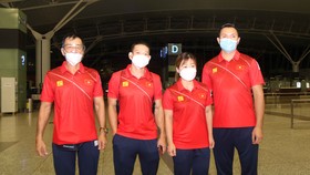 Đội tuyển cử tạ Việt Nam tự tin tại Olympic Tokyo 2020. Ảnh: Q.LƯỢNG