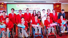 Các VĐV thể thao khuyết tật Việt Nam lên đường tham dự Paralympic 2020.