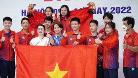 Đội tuyển nhảy cầu Việt Nam đã giành thành tích khá tổt tại SEA Games 31. Ảnh: ĐỖ TRUNG