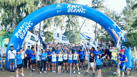 Run For The Oceans 2022 tại Cần Giờ với sự tham gia của gần 300 runners.