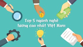 Top 5 ngành nghề lương cao nhất Việt Nam