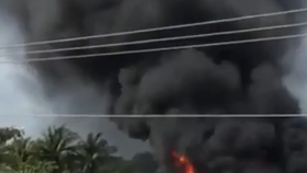 Cà Mau: Cháy lớn tại công ty thủy sản