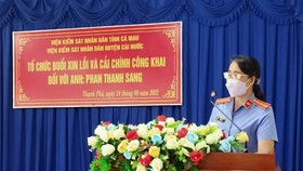 Bà Từ Thanh Thùy tiến hành xin lỗi công khai đối với ông Phan Thanh Sang