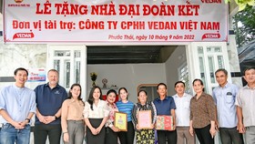 Vedan Việt Nam hỗ trợ các hộ dân khó khăn hoàn thành “ngôi nhà mơ ước”