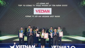 Vedan Việt Nam được vinh danh “Top 10 Công ty thực phẩm uy tín năm 2022”