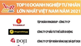 Top 10 doanh nghiệp tư nhân lớn nhất Việt Nam năm 2021