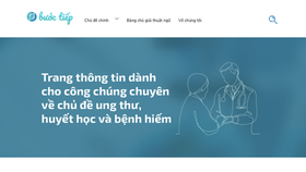 Giao diện trang thông tin buoctiep.vn