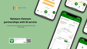 Netstars Vietnam partnerships with M service to promote non-cash payment service