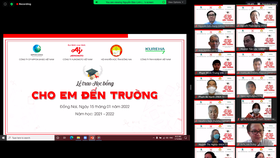 Lễ trao học bổng “Cho em đến trường” lần thứ 18 được tổ chức trực tuyến