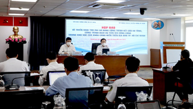 Ngày 25-3-2022, Sở Giao thông Vận tải phối hợp Sở Thông tin Truyền thông TPHCM tổ chức họp báo thông tin về triển khai thu phí hạ tầng cảng biển
