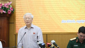Tổng Bí thư, Chủ tịch nước Nguyễn Phú Trọng tiếp xúc cử tri 