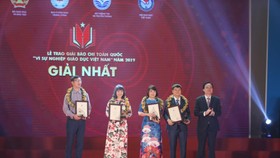 Trao giải báo chí toàn quốc “Vì sự nghiệp Giáo dục Việt Nam” năm 2019
