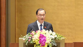 Chủ nhiệm Ủy ban Kinh tế của Quốc hội Vũ Hồng Thanh. Ảnh: QUOCHOI