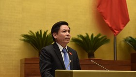 Bộ trưởng Bộ Giao thông Vận tải Nguyễn Văn Thể. Ảnh: QUANG PHÚC